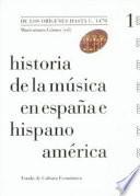 Historia de la música en España e Hispanoamérica