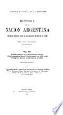 Historia de la nación Argentina