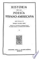 Historia de la poesía hispano-americana