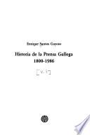 Historia de la prensa gallega, 1800-1986