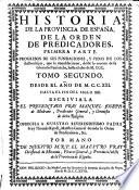Historia de la provincia de España, de la orden de Predicadores