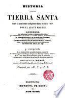 Historia de la Tierra Santa
