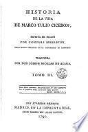 Historia de la vida de Marco Tulio Ciceron, 3