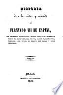 Historia de la vida y reinado de Fernando VII de España