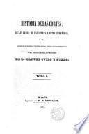 Historia de las Cortes de las armas, de las letras y artes españolas
