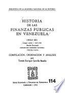 Historia de las finanzas públicas en Venezuela