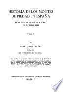 Historia de los Montes de Piedad en España