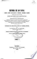 Historia de los Papas: t. 2, t. 4, t. 5, t. 6, t. 7, t. 8, t. 9, t. 10, t. 11