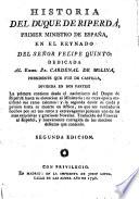 Historia del Duque de Riperda, etc. Segunda edicion