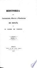 Historia del levantamiento, guerra y revolucion de España