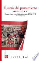 Historia del pensamiento socialista, V