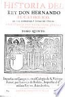 Historia Del Rey Don Hernando El Catholico