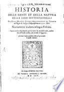 Historia delle genti et della natura delle cose Settentrionali