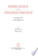 Historia general de las literaturas hispánicas: pt. 1-2. Siglos XVIII y XIX