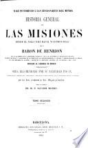 Historia general de las misiones, desde el siglo XIII hasta nuestros días, 2.2