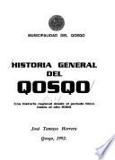 Historia general del Qosqo