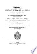 Historia general y natural de las Indias, islas y tierra-firme del mar oceano