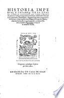 Historia imperial y cesarea