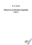 Historia la la literatura Española