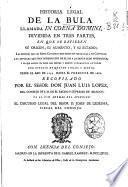 Historia legal de la bula llamada In Coena Domini