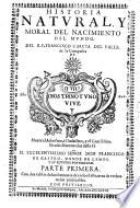 Historia natural y moral del nacimiento del mundo