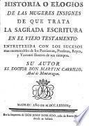 Historia o elogios de las mugeres insignes