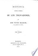 Historia política y literaria de los Trovadores