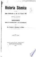 Historia sismica de los Andes meridionales