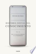 Historia social del conocimiento