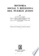 Historia social y religiosa del pueblo judío: Alta Edad Media, 500-1200