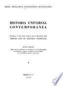 Historia universal contemporánea