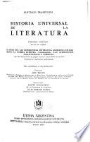 Historia universal de la literatura ...