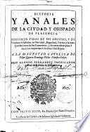 Historia y anales de la ciudad y obispado de Plasencia