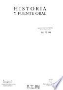 Historia y fuente oral