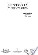 Historia y fuente oral