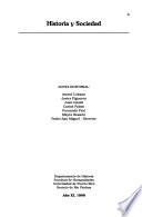 Historia y sociedad