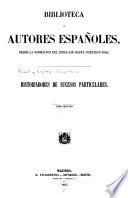 Historiadores de sucesos particulares