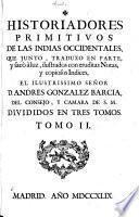Historiadores primitivos de las Indias Occidentales