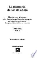 Hombres y mujeres del peronismo revolucionario