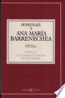 Homenaje a Ana María Barrenechea