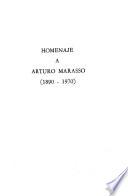 Homenaje a Arturo Marasso (1890-1970)
