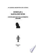 Homenaje a Bartolomé Mitre