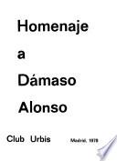 Homenaje a Dámaso Alonso