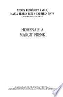 Homenaje a Margit Frenk