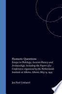 Homeric Questions