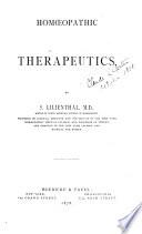 Homoepathic Therapeutics ...