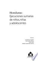 Honduras, ejecuciones sumarias de ninõs, ninãs y adolescentes