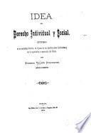 Idea del derecho individual y social