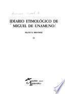 Ideario etimológico de Miguel de Unamuno
