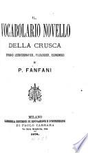 Il vocabolario novello della Crusca